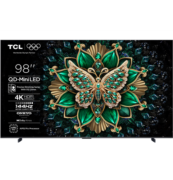 TCL 98C6K 4K QD-Mini LED 144Hz TV (2025)