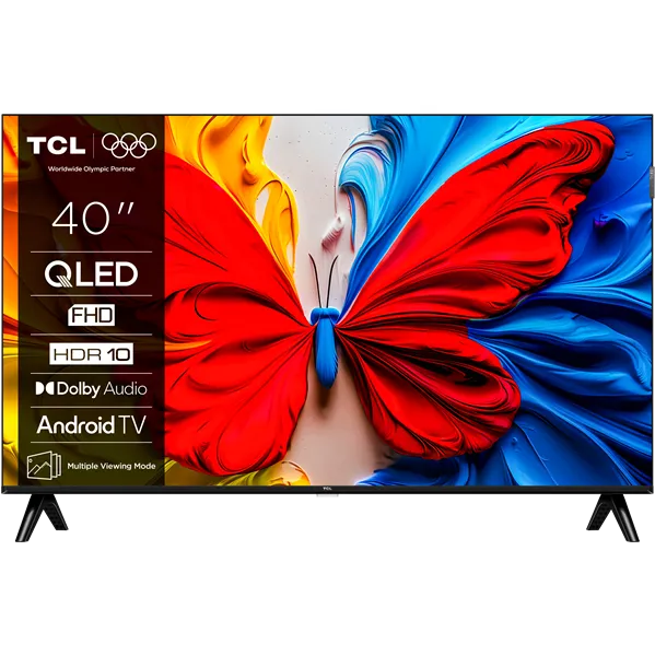 TCL 40S5K Full HD QLED TV 60HZ with HDR and AndroidTV (2025