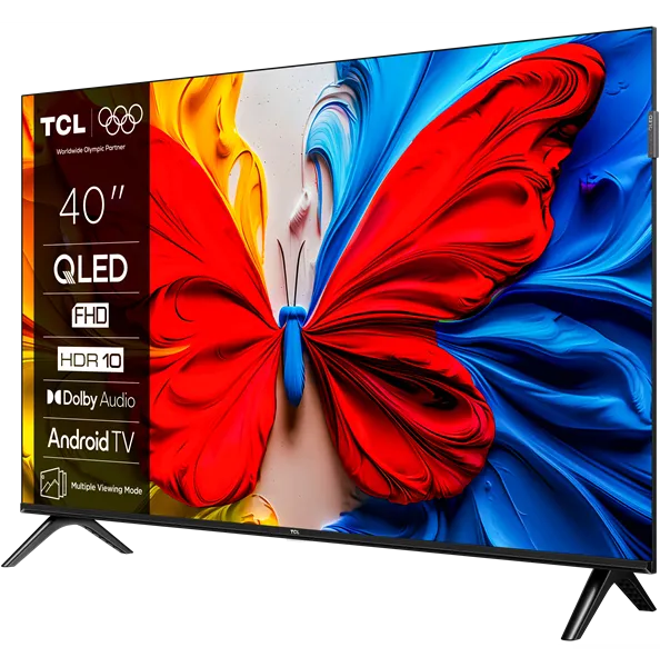 TCL 40S5K Full HD QLED TV 60HZ with HDR and AndroidTV (2025