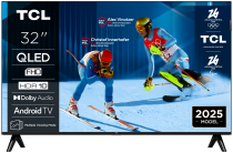TCL 32S5K Full HD QLED TV 60HZ with HDR and AndroidTV (2025)