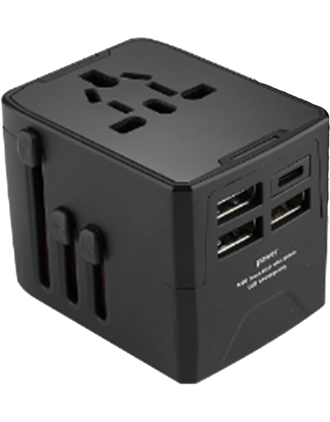 Vivid Multifunctional Power Adapter 3xUSB + Type-C 20W