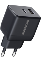 Riversong Travel Adapter PowerKub G20 Pro Dual USB Black