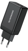 Riversong Travel Adapter PowerKub G65 Pro Dual USB Black