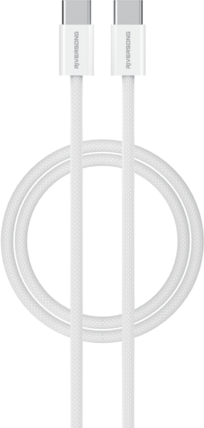 Riversong Cable Type-C to Type-C 60W Lotus 10 1m Light Gray