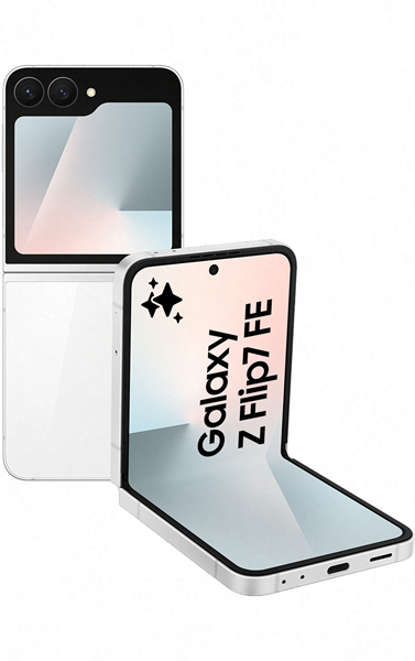 Samsung Galaxy Z Flip7 FE Smartphone 256GB White