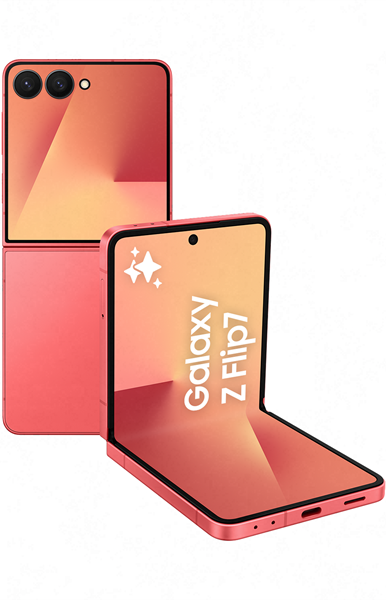 Samsung Galaxy Z Flip7 Smartphone 256GB Coralred