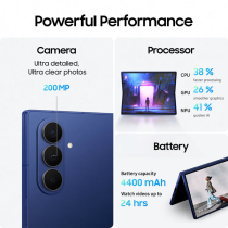 Samsung Galaxy Z Fold7 Smartphone 256GB Blue Shadow