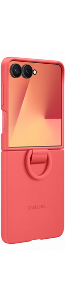 Samsung Ring Silicone Case Galaxy Z Flip 7 Red