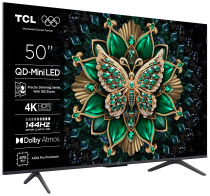 TCL 50C6K 4K QD-Mini LED 144Hz TV (2025)
