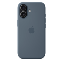 Apple iPhone 17 Silicone Case with MagSafe Anchor Blue