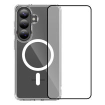 Vivid Set MagSafe Acrylic Case + Full Face Tempered Glass Samsung Galaxy S26+