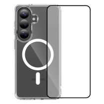 Vivid Set MagSafe Acrylic Case + Full Face Tempered Glass Samsung Galaxy S26