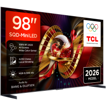 TCL 98C8L 4K Premium SQD-Mini LED TV (2026)