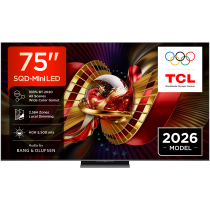 TCL 75C8L 4K Premium SQD-Mini LED TV (2026)