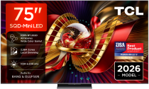 TCL 75C8L 4K Premium SQD-Mini LED TV (2026)
