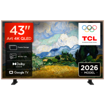 TCL 43A400 Pro ART 4K QLED TV (2026)