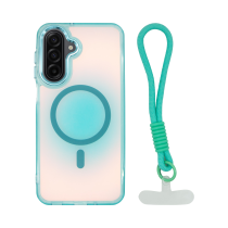 Vivid Magnetic Colorful Phone Kids Case Samsung Galaxy A17 4G Cyan