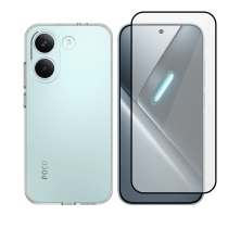 Vivid Set TPU Case + Full Face Tempered Glass Xiaomi Poco X8 Pro 5G