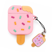 Vivid Airpods Case Ice Cream Apple Airpods 4/4 Anc Pink