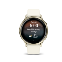 Garmin Venu® 4 41mm Lunar Gold with Bone