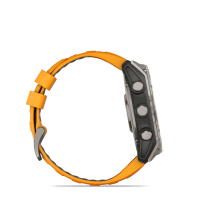 Garmin fēnix® 8 51mm AMOLED Sapphire Titanium with Spark Orange and Graphite