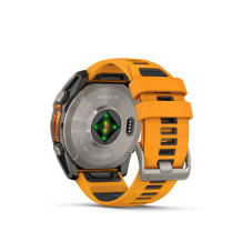 Garmin fēnix® 8 51mm AMOLED Sapphire Titanium with Spark Orange and Graphite