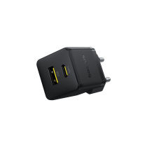 Baseus Palm Fast Charger USB-A + USB-C 20W EU Cluster Black