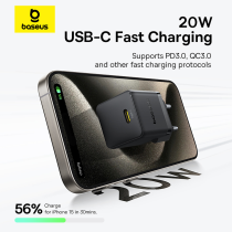 Baseus Palm Fast Charger 1C 20W EU Cluster Black