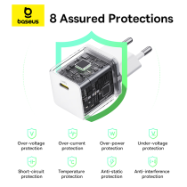 Baseus Palm Fast Charger 1C 20W EU Moon White