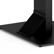 HI-ND Floorstand Standard 55″ portrait with casing, (Samsung 55″ OM/QM/QB/QMC/QH series) Black