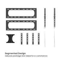 Brateck Massive Super Heavy-Duty Tilt TV Wall Mount (37"-140")