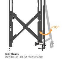 Brateck Optimal Full Service Video Wall Mount with Quick Release (45"-70")