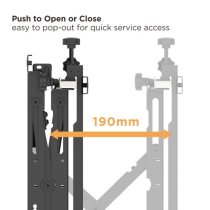 Brateck Optimal Full Service Video Wall Mount with Quick Release (45"-70")