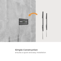 Brateck Large-Screen Compact Fixed TV Wall Mount (32"-75")