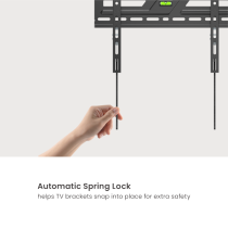 Brateck Large-Screen Compact Fixed TV Wall Mount (32"-75")