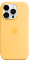 Apple Silicone Case iPhone 14 Pro with MagSafe Sunglow