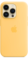 Apple Silicone Case iPhone 14 Pro with MagSafe Sunglow