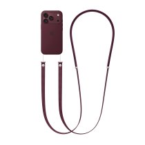 Apple Crossbody Strap Burgundy