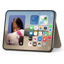 Apple iPhone Duo Folio with Kickstand Taupe