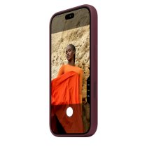 Apple iPhone 18 Pro Silicone Case with MagSafe Burgundy