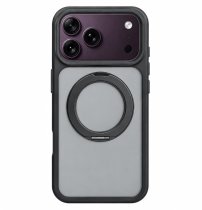 Vivid Skin Feel MagSafe Case With 360 Rotating Stand Apple iPhone 18 Pro Black