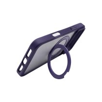 Vivid Skin Feel MagSafe Case With 360 Rotating Stand Apple iPhone 18 Pro Max Purple