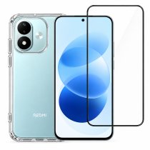 Vivid Set TPU Case + Full Face Tempered Glass Redmi Note 17 4G/5G