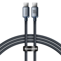 Baseus Crystal Shine Series PD Cable Type-C to Type-C 100W 1.2m Black