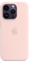 Apple Silicone Case iPhone 14 Pro with MagSafe Chalk Pink